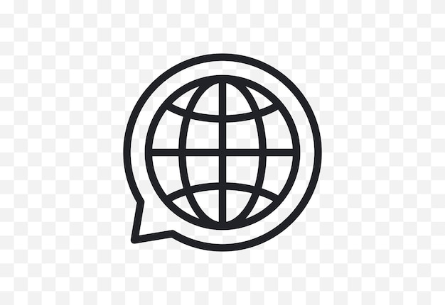 World planet web network globe mapa del mundo tierra conexión global de viajes de negocios diseño plano