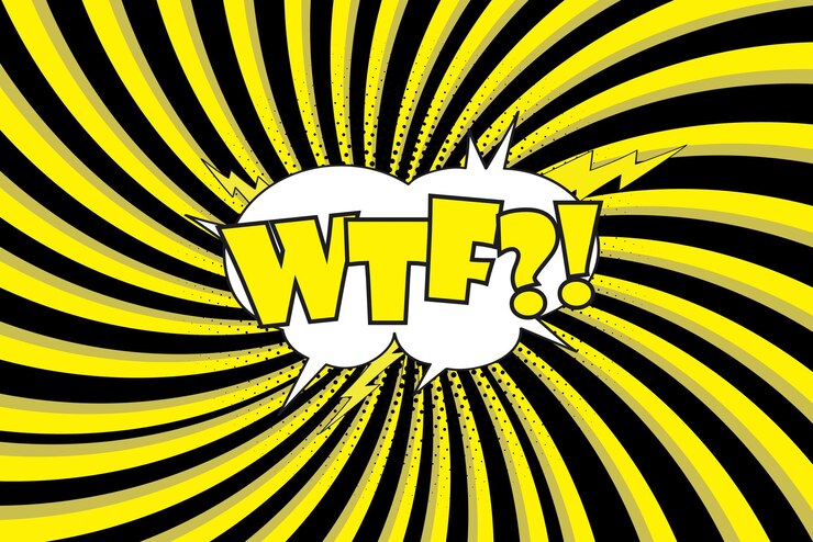 Vector wtf efectos de sonido cómicos en estilo pop art burst mejor efecto gráfico con etiqueta y texto de estilo retro