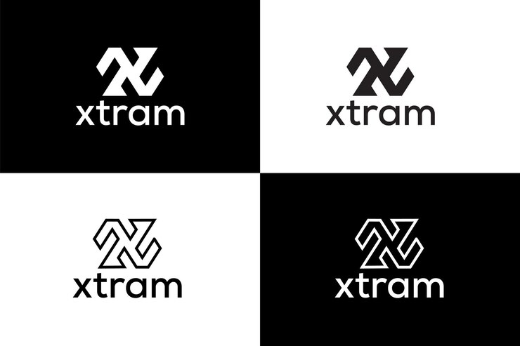 X Diseño del logotipo de Latter