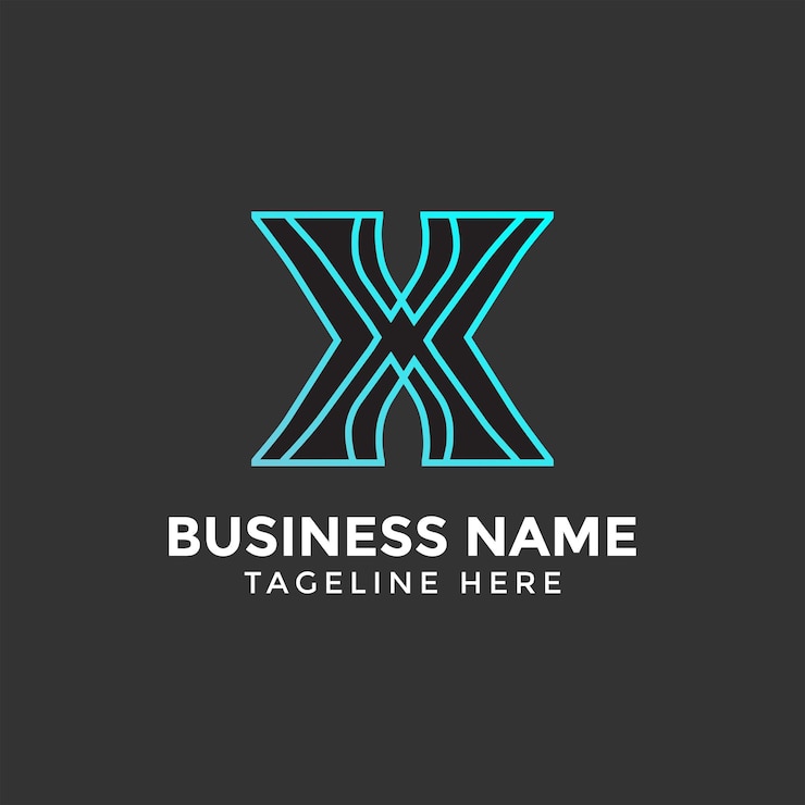 Vector x plantilla vectorial de diseño de logotipo de letra x icono x símbolo de letra