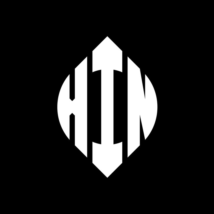 Vector xin diseño de logotipo de letra de círculo con forma de círculo y elipse xin letras de elipse con estilo tipográfico las tres iniciales forman un logotipo de círculo xin círculo emblema monograma abstracto carta marca vector