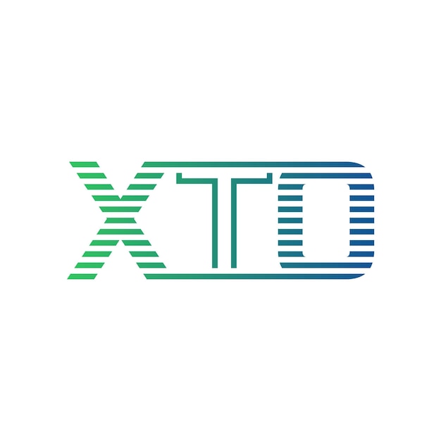XTO Moderno Diseño de Logotipo Carta XTO Minimalista Profesional y Versátil Icono de Marca para la Identidad Empresarial