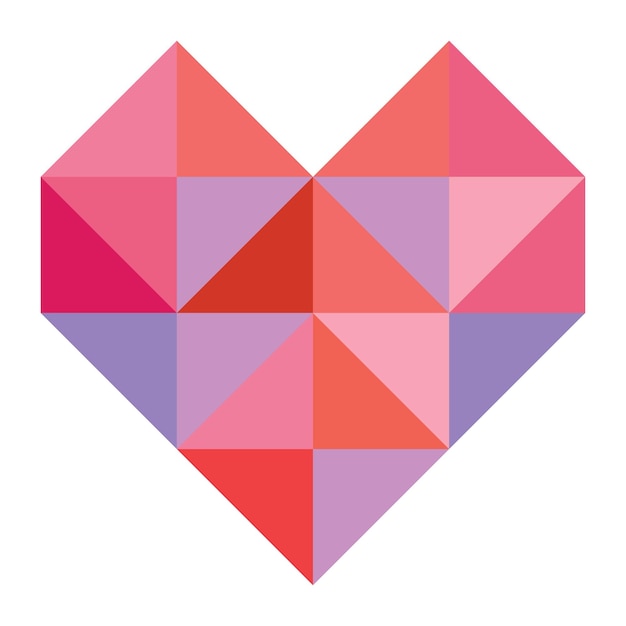 Y2K forma el corazón editable