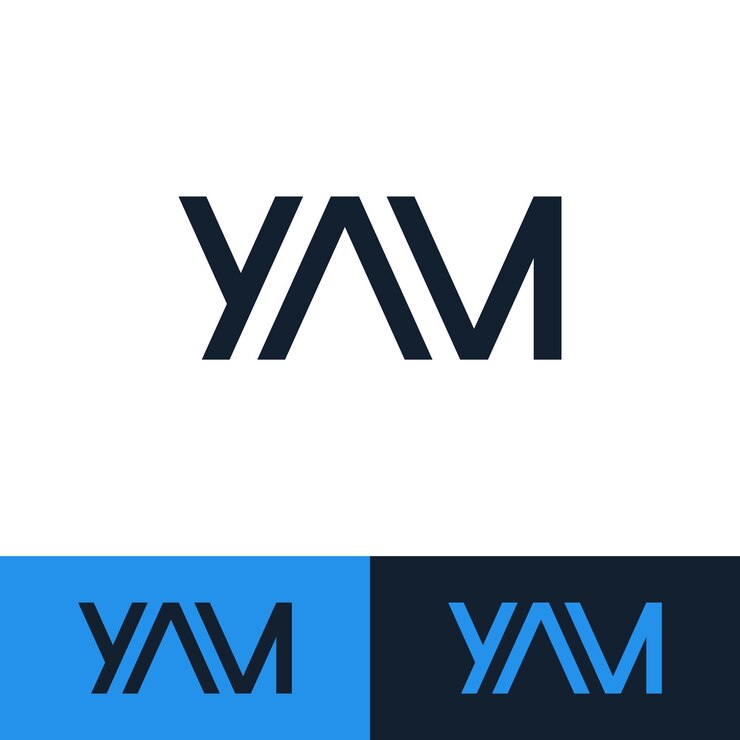 YAM crea una carta de diseño de logotipo moderno