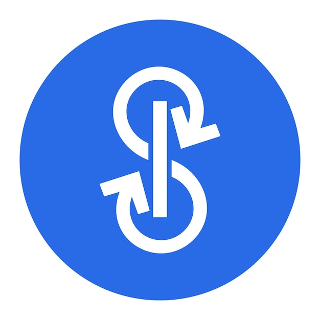 Yearn.finance YFI token símbolo logotipo de criptomoneda, icono de moneda aislado sobre fondo blanco. Ilustración vectorial.