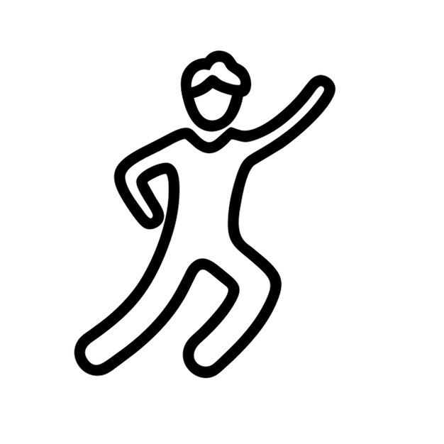 Yo hago el baile tendencia 2024 icono esquema