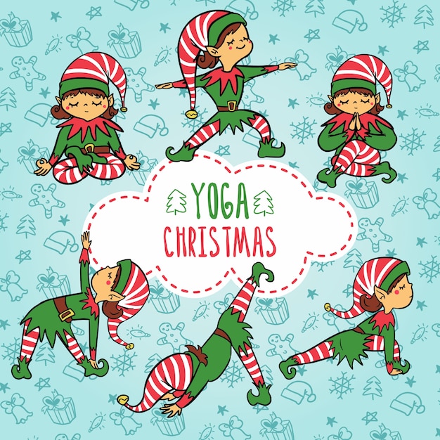 Yoga elf navidad