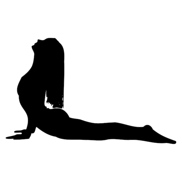 yoga posturas de arte ilustración símbolo meditación estiramiento flexibilidad pegatina salud natural