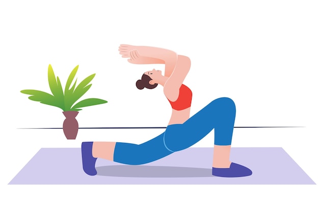 El yoga puede ayudar a equilibrar el cuerpo muy bien para todos.