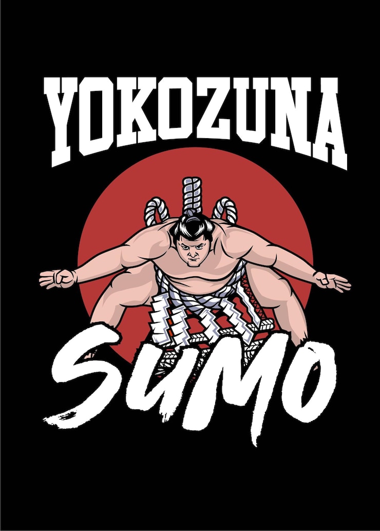 Vector yokozuna sumo