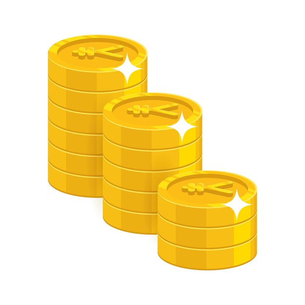 Yuan chino de oro o monedas de yen japonés