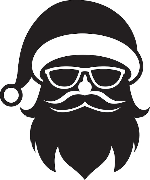 Vector yule iconic vector cool black santa cool iced out santa style cool vector black cool vector cool vector iconic black vector cool santa cool vector