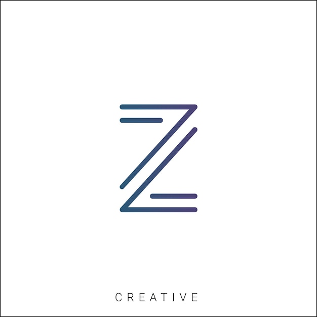 Z Diseño creativo de logotipo Diseño de marca Diseño de logotipo Ilustración vectorial Diseño moderno Diseño de monograma
