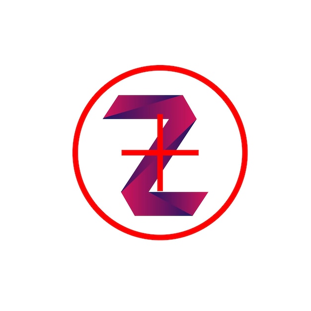 Vector z target logo logo vector art iconos y gráficos premium z logo vector
