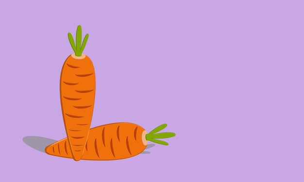 Vector zanahoria icono vector ilustración de dibujos animados mejor para la decoración de su imagen. daucus carota l