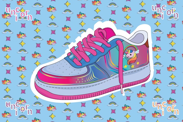 Zapatilla Unicornio