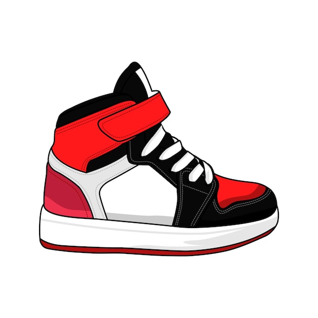 Zapatillas Niño Imagen Vectorial E Ilustración