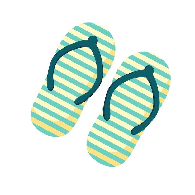Zapatillas de playa para el verano Calzado abierto de goma