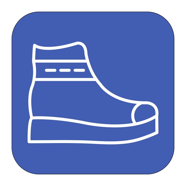 un zapato azul y blanco con un fondo azul