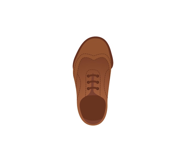 Zapato de cuero vector icono aislado. ilustración de emojis. emoticon de vector de zapato de hombre