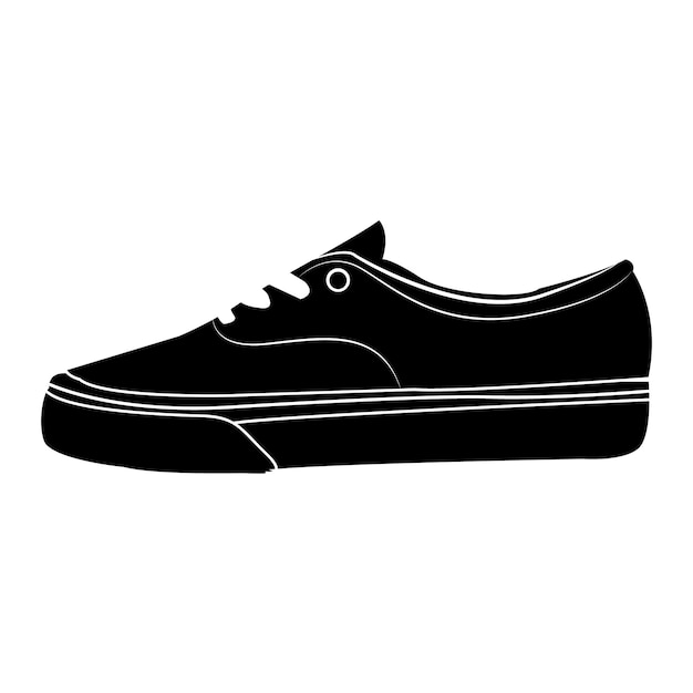 Zapato icono logo vector plantilla de diseño