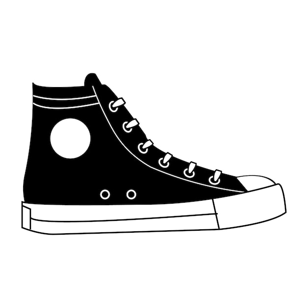 Zapato icono logo vector plantilla de diseño