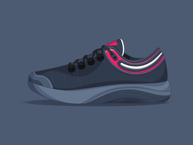 Vector zapatos para correr