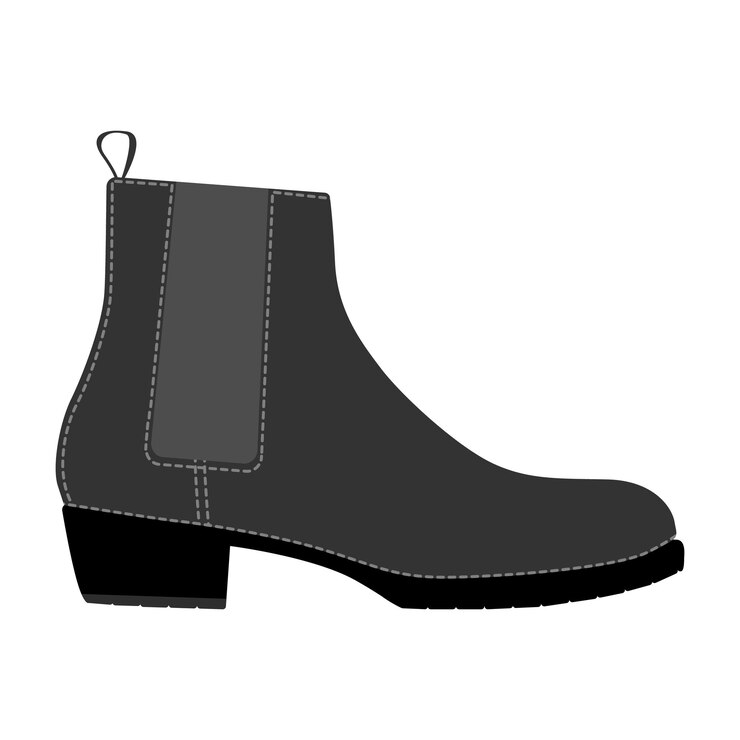 Vector zapatos de hombre botas clásicas aisladas. iconos de zapatos de temporada de hombre masculino. ilustración de vector de calzado