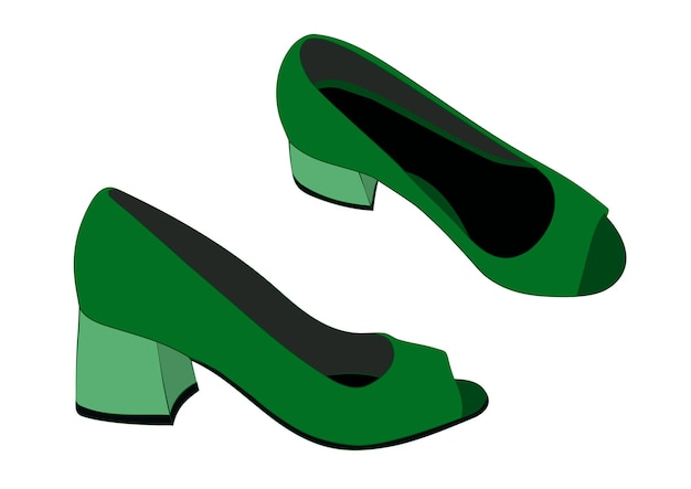 Zapatos de mujer de moda con tacones modelo de zapato de mujer accesorio elegante estilo plano