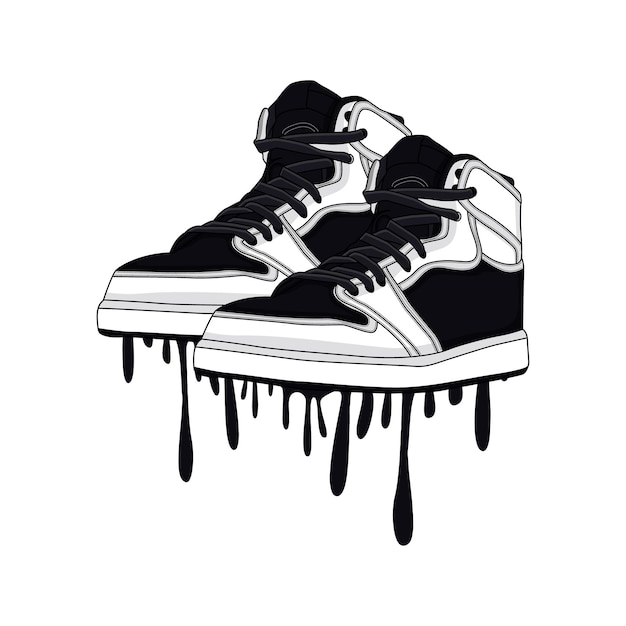 Zapatos Sneaker Calzado Vector Imagen E Ilustración