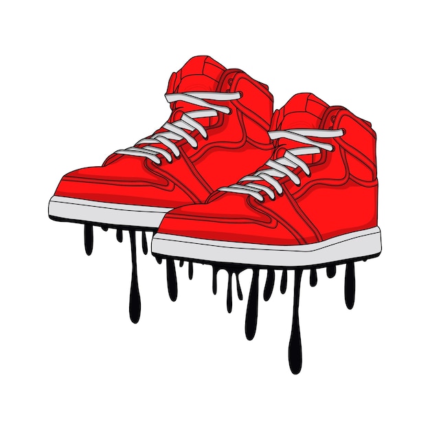 Zapatos Sneaker Calzado Vector Imagen E Ilustración