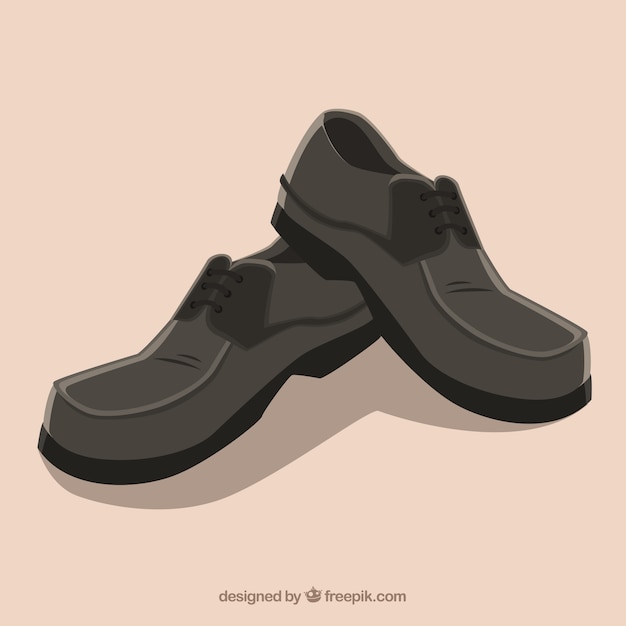 Vector zapatos de vectores