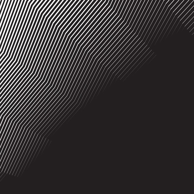 Zig zag patrón sin costuras en blanco y negro