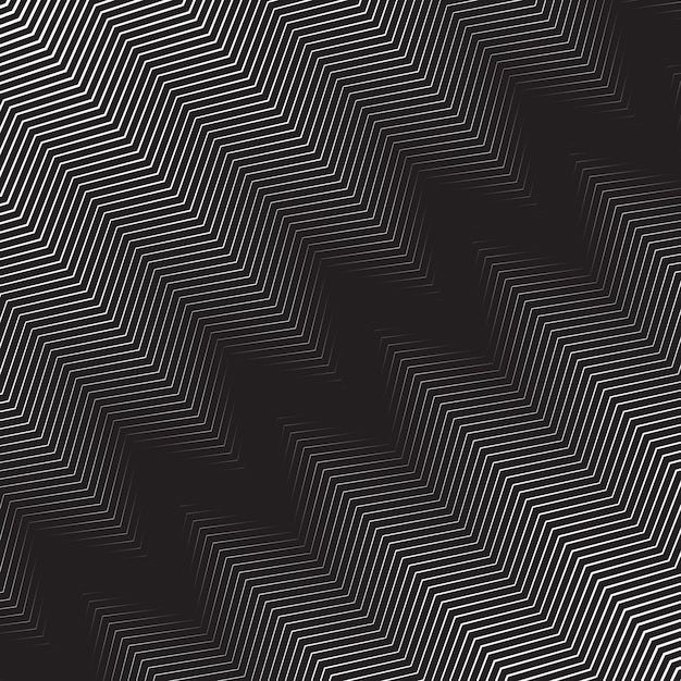 Zig zag patrón sin costuras en blanco y negro
