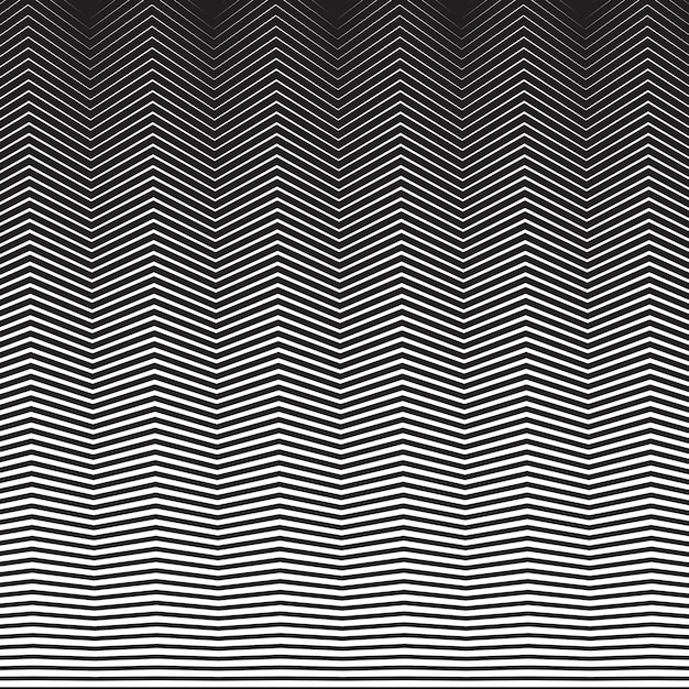 Zig zag patrón sin costuras en blanco y negro