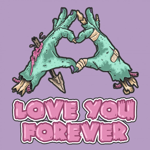 zombie te amo por siempre