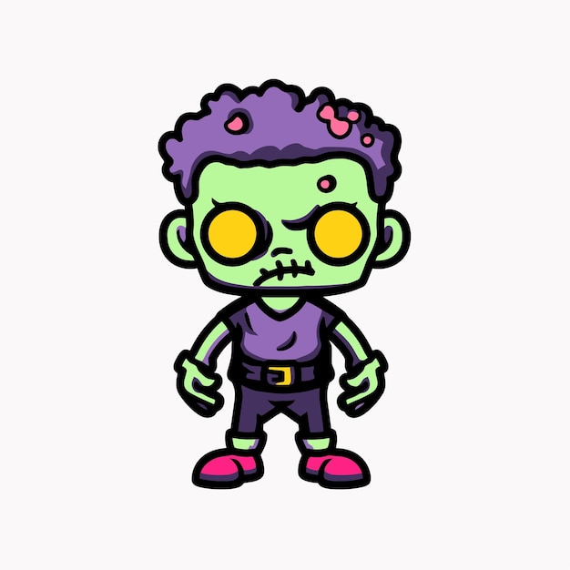 Vector zombis chibi