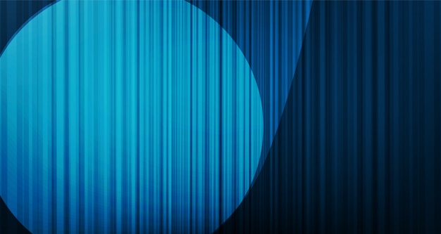 Zoom Fondo de cortina azul claro con luz de escenario, alta calidad y estilo moderno.