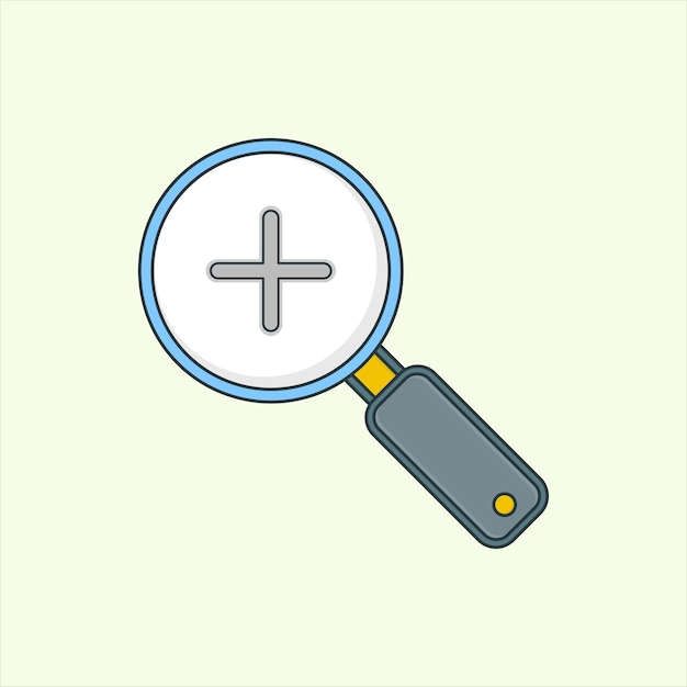Zoom In icon icon related to design elements suitable for web site app user interfaceselement printable etc flat icon style simple vector design editable