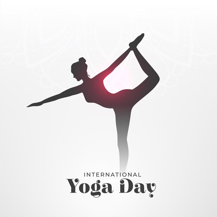 Vector Gratis 21st june world yoga day background for fitness theme backdrop