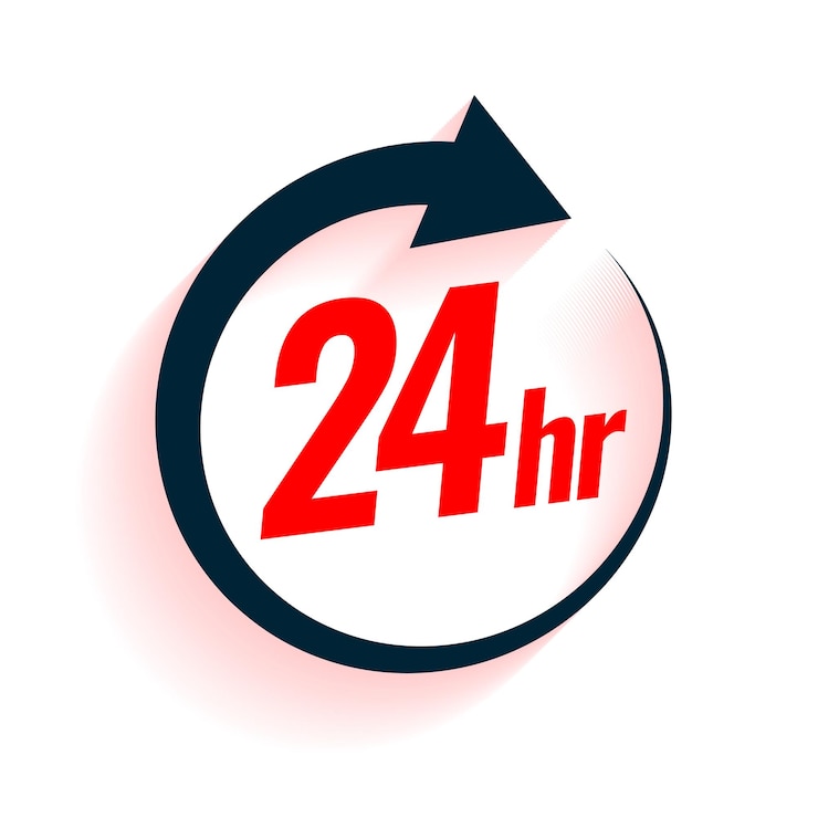 Vector Gratis 24 hours open helpline service background design