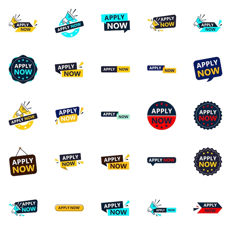 Vector Gratis 25 banner ajakan melamar kreatif untuk membantu anda menonjol