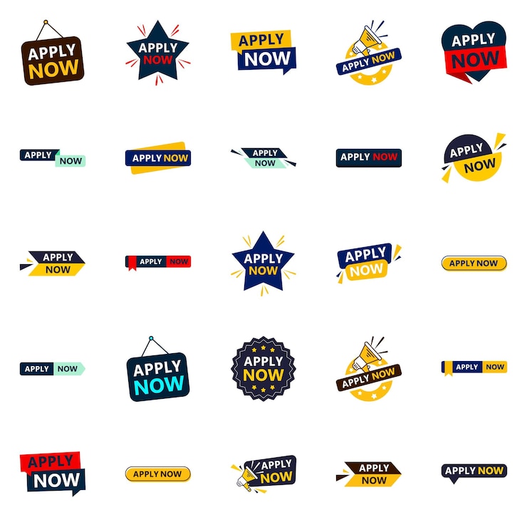Vector Gratis 25 eyecatching apply now banners to boost your visibility