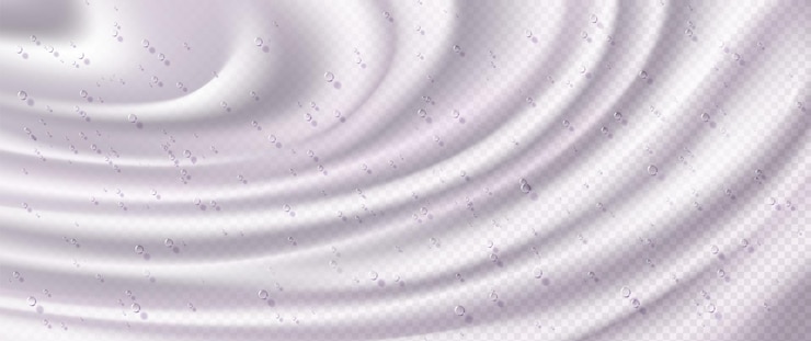 Vector Gratis 3d liquid cream wave milk water or cosmetic gel