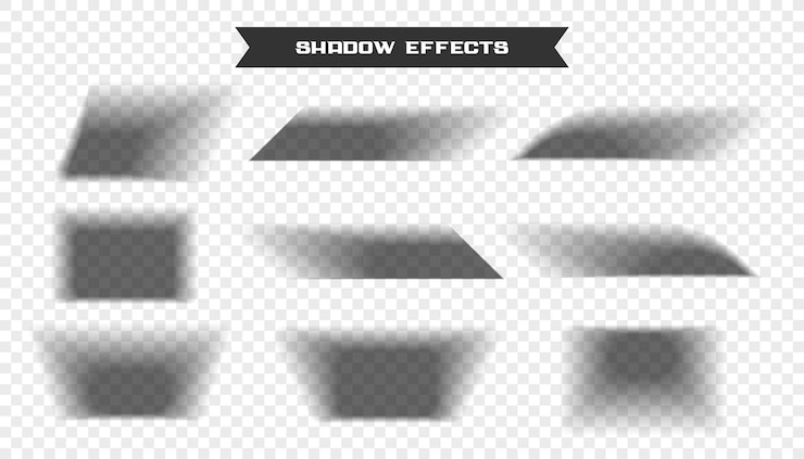 Vector Gratis 3d style geometric shape shadow effect in checkered background