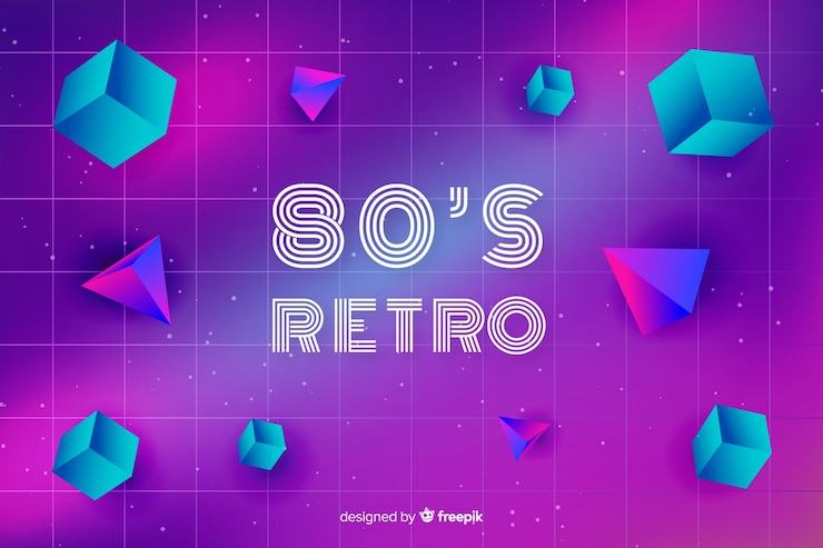 Vector Gratis 80 latar belakang gaya dengan bentuk geometris