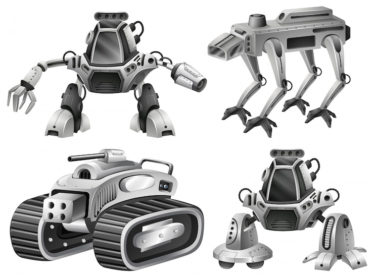 Vector Gratis a set of isolated robot