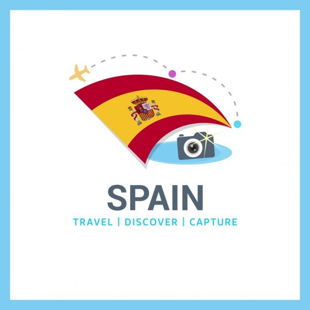 Vector Gratis a trip to spain