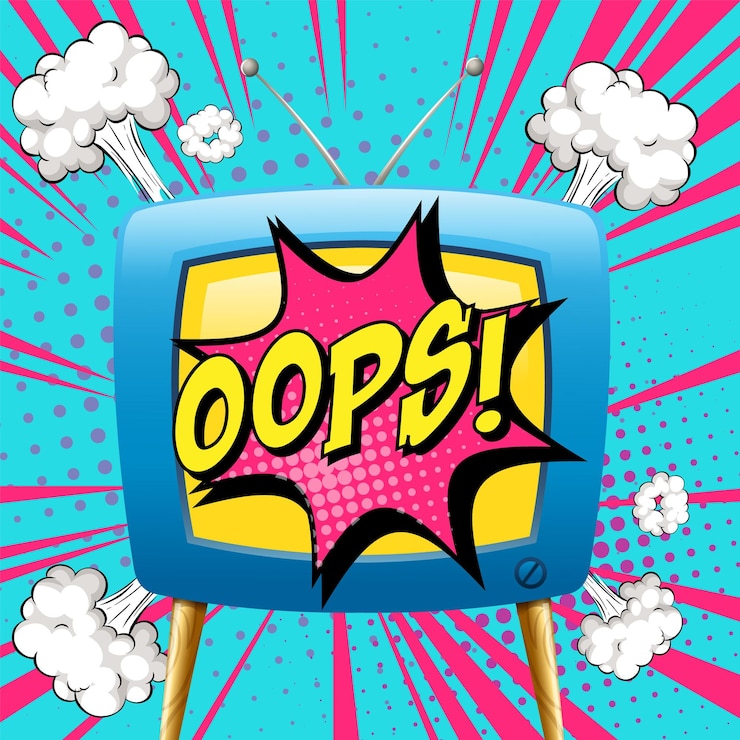 Vector Gratis abbreviation and facial expression retro comic banner design