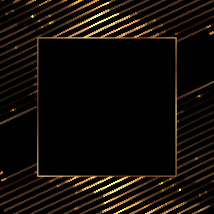 Vector Gratis abstract and golden blank frame dark background for a premium look